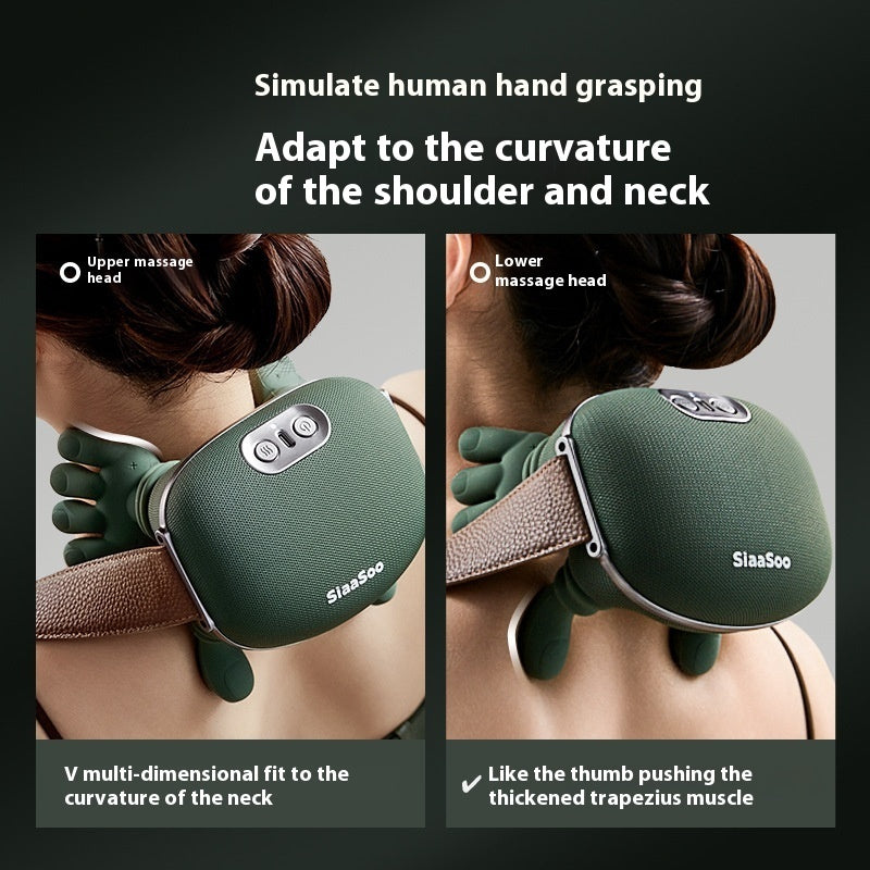 Electric Neck And Shoulder Muscle Massager Wireless Shoulder And Back Kneading Massage Shawl Neck Masajeador Relax Pain Relief Rusoft Innovation