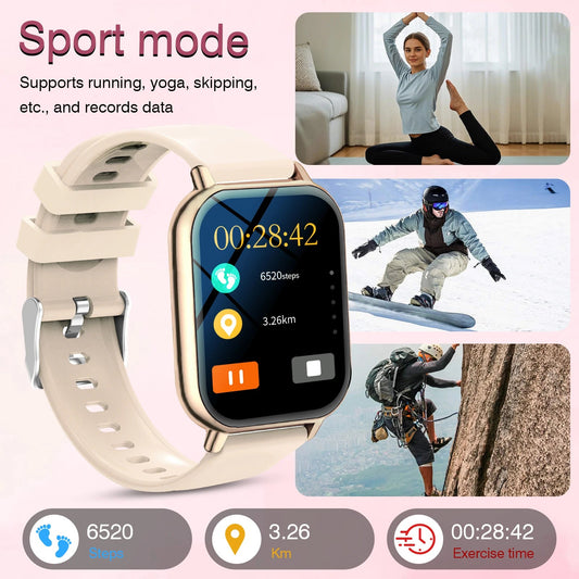 Reloj Inteligente Unisex 2.01” – Smartwatch con Llamadas Bluetooth, Monitor de Actividad, Deportes y Salud, Compatible con iOS y Android Rusoft Innovation