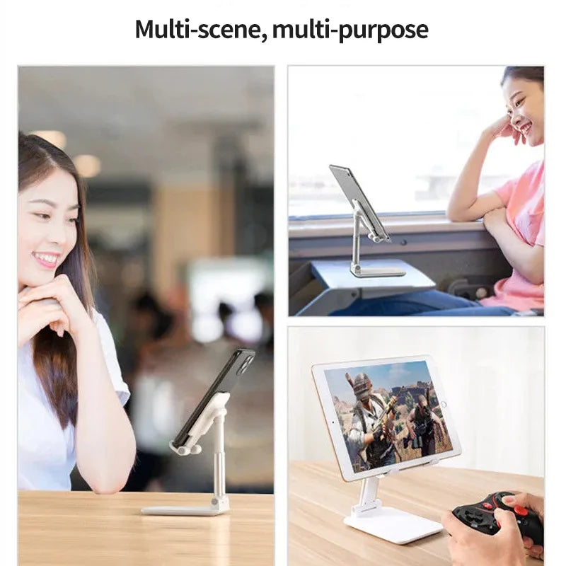 Desk Mobile Phone Holder Stand For IPhone IPad Xiaomi Adjustable Desktop Tablet Holder Universal Table Cell Phone Stand Rusoft Innovation