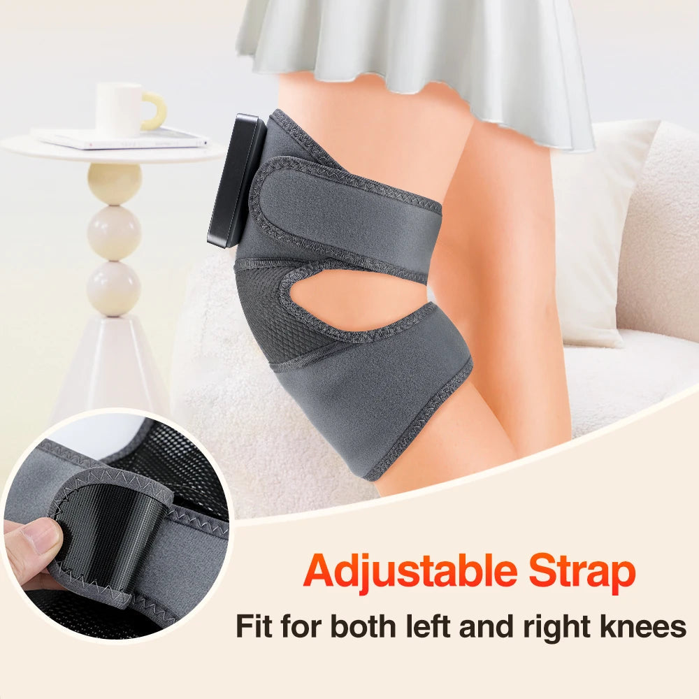 Masajeador Eléctrico de Rodilla y Articulaciones con Compresa Caliente Rusoft Innovation