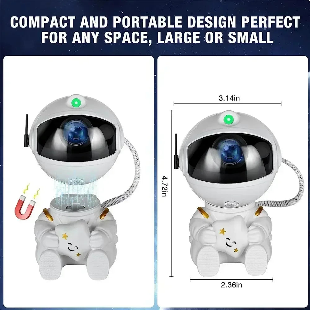 Galaxy Star Projector Night Light – Astronaut-Themed LED Starry Sky Lamp for Bedroom, Home Decor & Kids Gift Rusoft Innovation