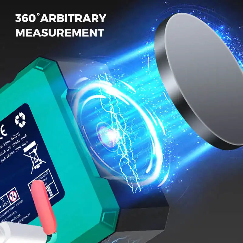 Laser Digital Protractor Inclinometer Laser Level Ruler USB Chargable Inclinometer Magnetic Base Goniometer Magnet Angle Finder Rusoft Innovation
