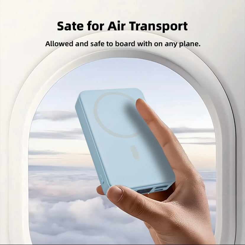 Power Bank Magnético 10000mAh – Carga Rápida 22.5W PD + MagSafe + LED Display Rusoft Innovation