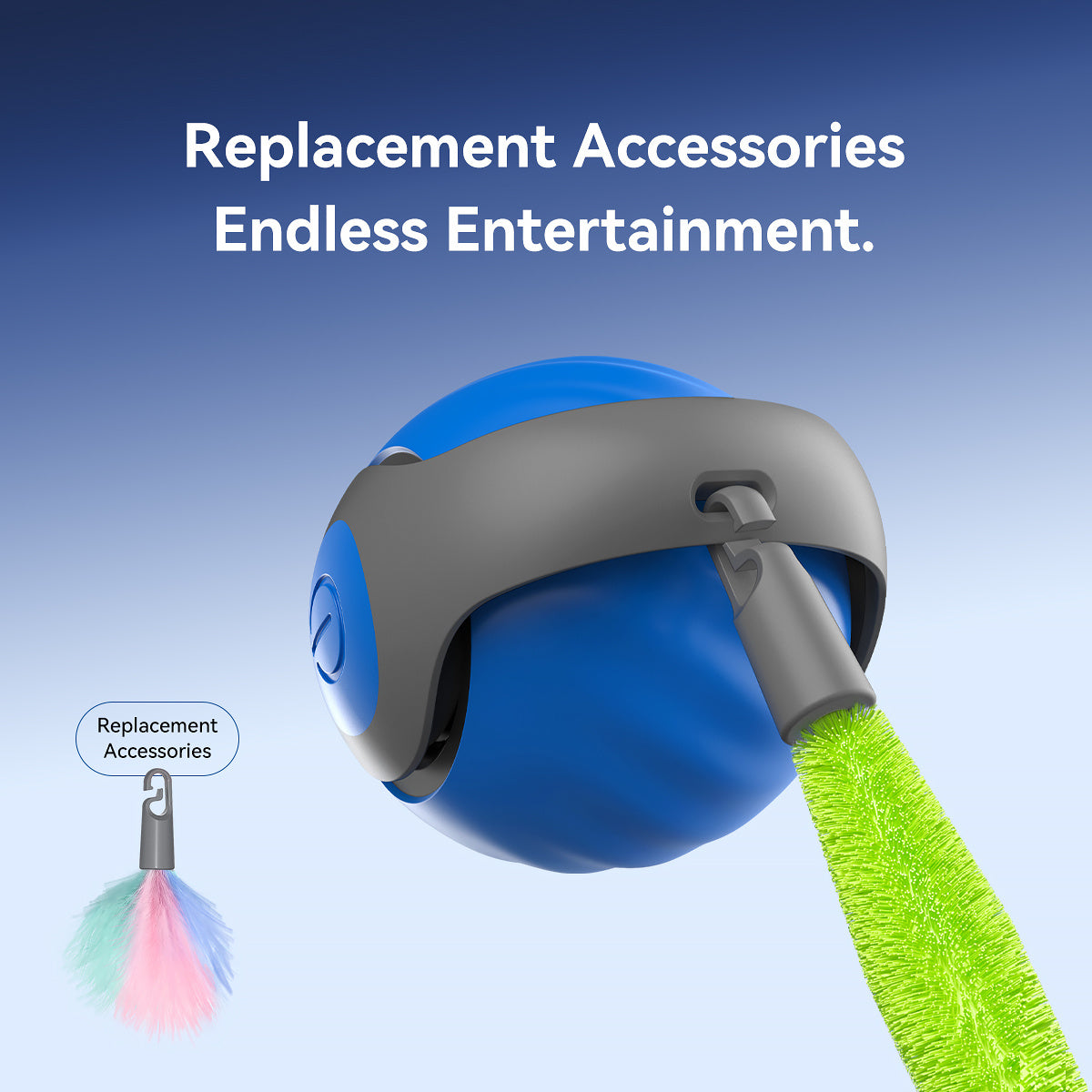 2025 Smart Interactive Cat Ball,Type-C Rechargeable Interactive Cats Toy,Automatic Cat Teaser Toy,Pet Supplies,New Year Gift Rusoft Innovation