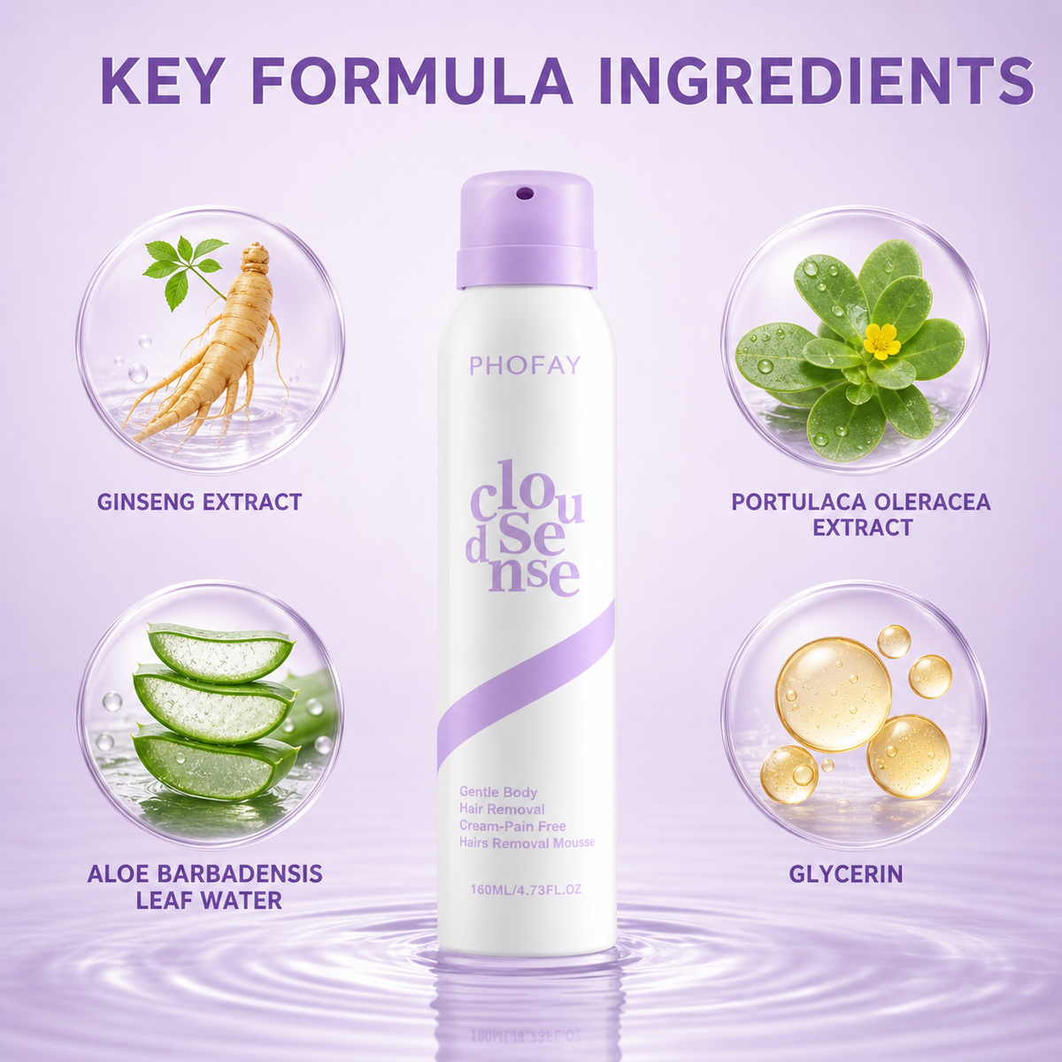 PHOFAY Smooth™ Hair Removal Spray Rusoft Innovation