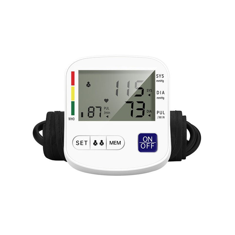 Multifunctional Home Blood Pressure Monitor With Cuff, Records 99 Measurements And Tracks Heart Rate Rusoft Innovation