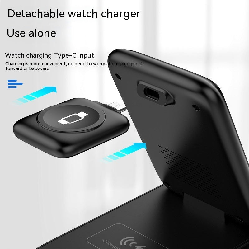 3-in-1 Wireless Charger Foldable Removable Charger Rusoft Innovation