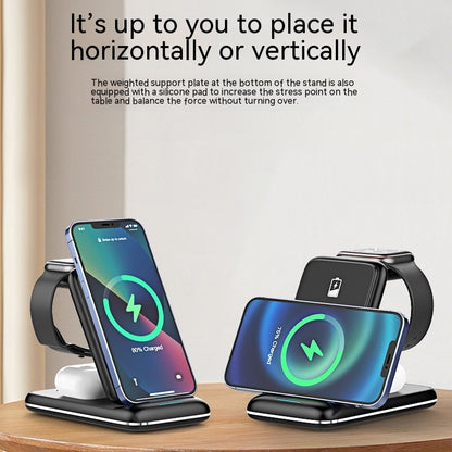 3-in-1 Wireless Charger Foldable Removable Charger Rusoft Innovation