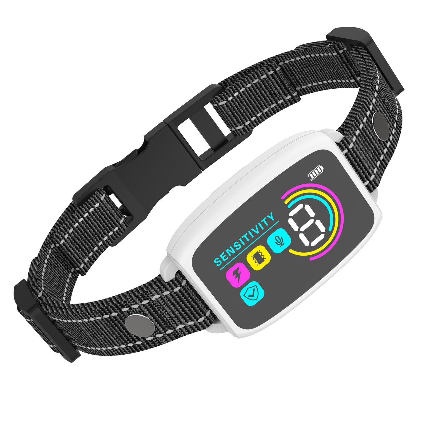 Collar Antiladridos Inteligente – Recargable, Pantalla Digital, Impermeable IP67 para Perros Rusoft Innovation