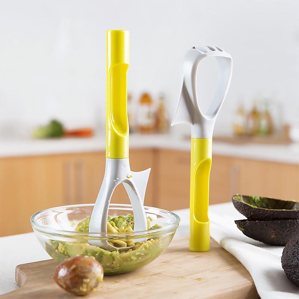 5 in 1 Avocado Slicer Pitters Cutter Tool Kit Non Slip Grip Soft Rusoft Innovation