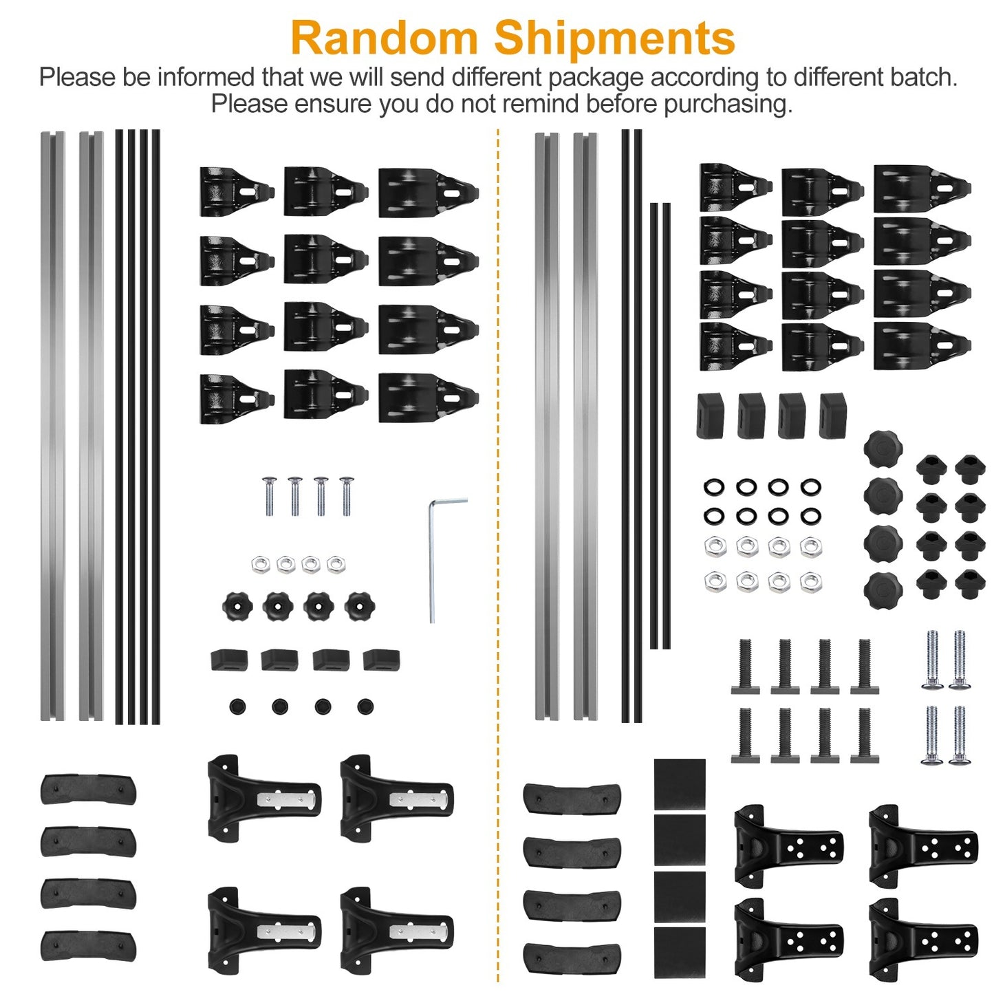 Barras Transversales de Techo Universales – Aluminio, Capacidad 165 lbs, Compatible con la Mayoría de Vehículos Rusoft Innovation