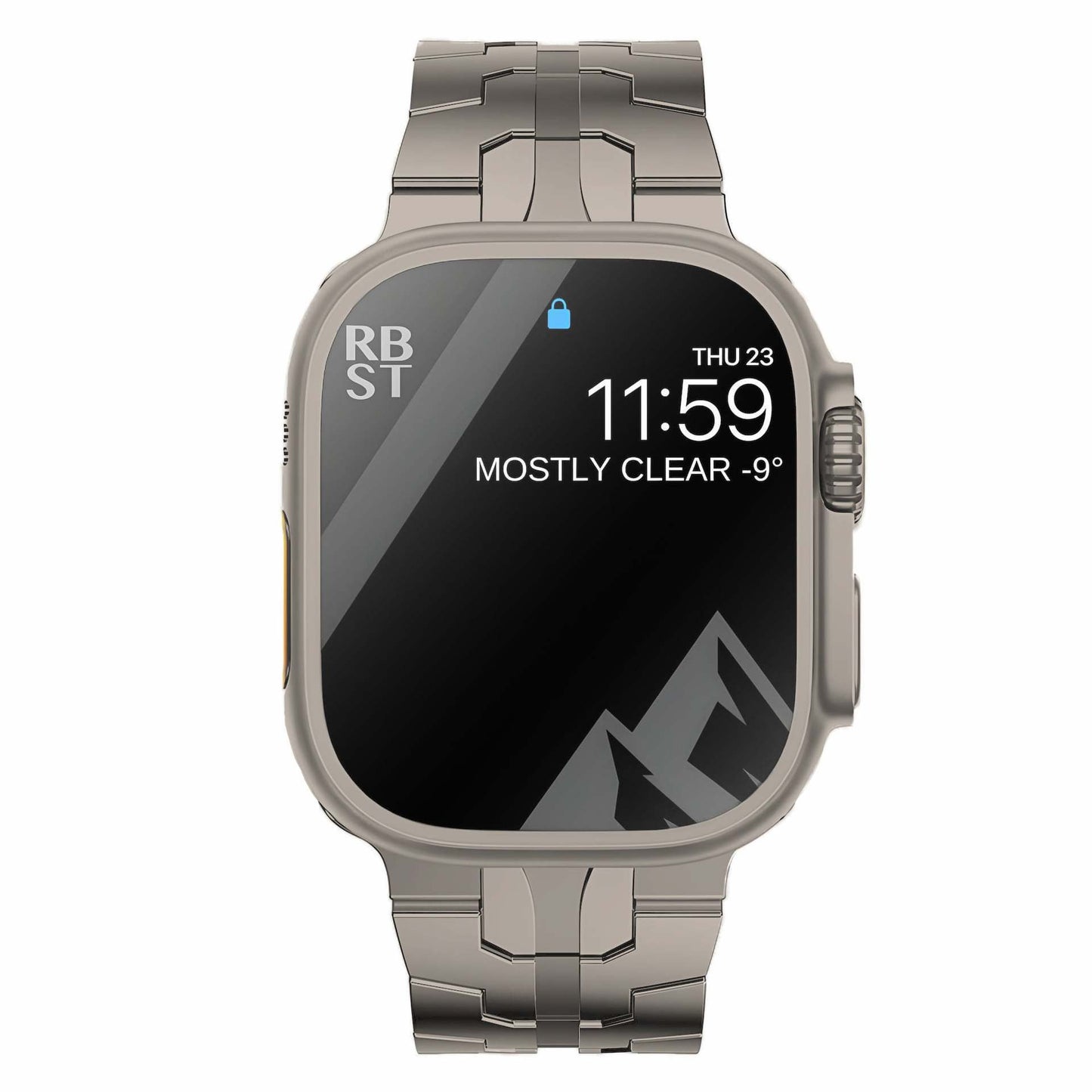 Suitable For Titanium Alloy Watch Strap Iron Man Safety Catch Titanium Band Metal Strap Rusoft Innovation