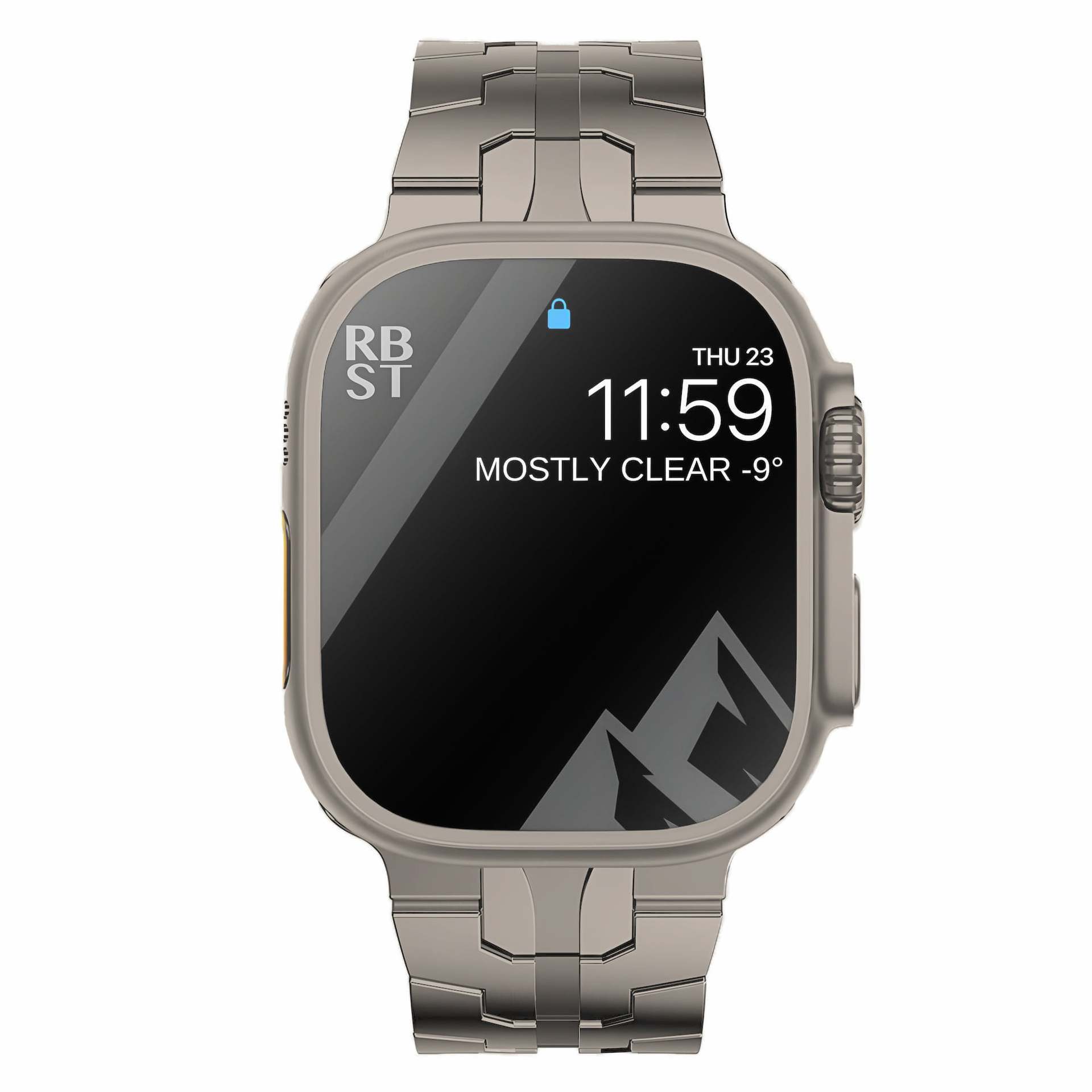 Suitable For Titanium Alloy Watch Strap Iron Man Safety Catch Titanium Band Metal Strap Rusoft Innovation