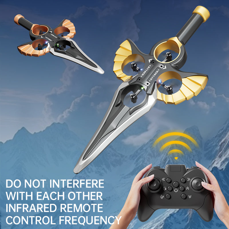 Drone Sword-flying Gesture Remote Control Flying Sword, Children's Gesture-sensing Aircraft, Toy For Boys, Entertainment, Birthday Gift Rusoft Innovation