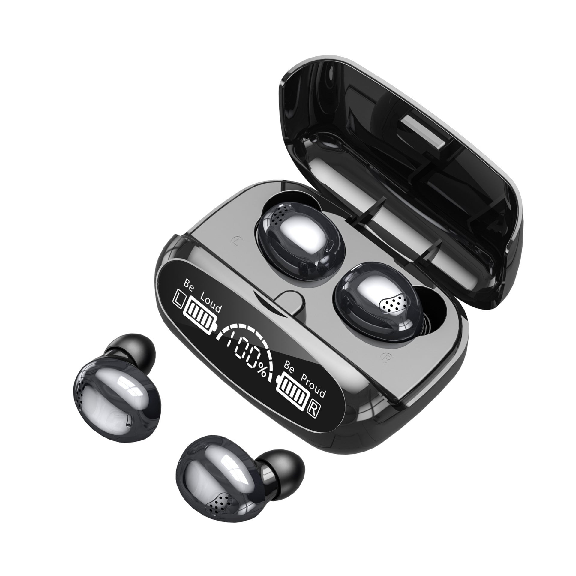TWS Bluetooth Headphones High Power M10 Black Technology Sports Headphones Rusoft Innovation