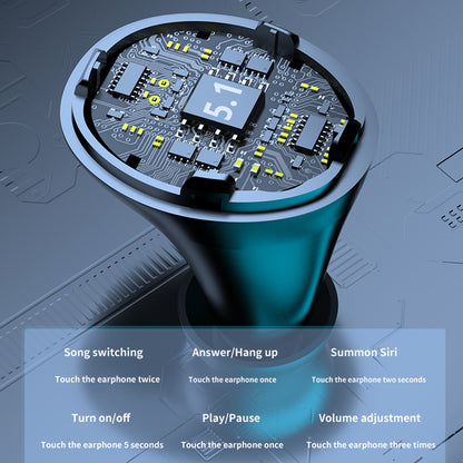 M17 TWS wireless bluetooth headset touch waterproof Rusoft Innovation