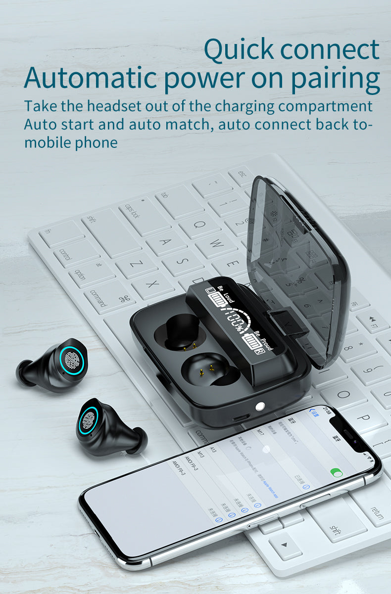 M17 TWS wireless bluetooth headset touch waterproof Rusoft Innovation