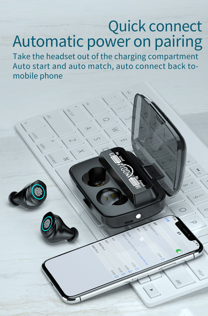 M17 TWS wireless bluetooth headset touch waterproof Rusoft Innovation