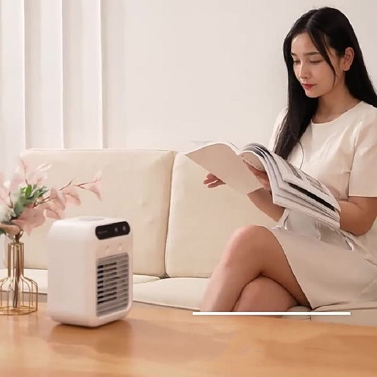 Mini Aire Acondicionado Portátil 3 en 1 – Enfría, Humidifica y Ventila Rusoft Innovation