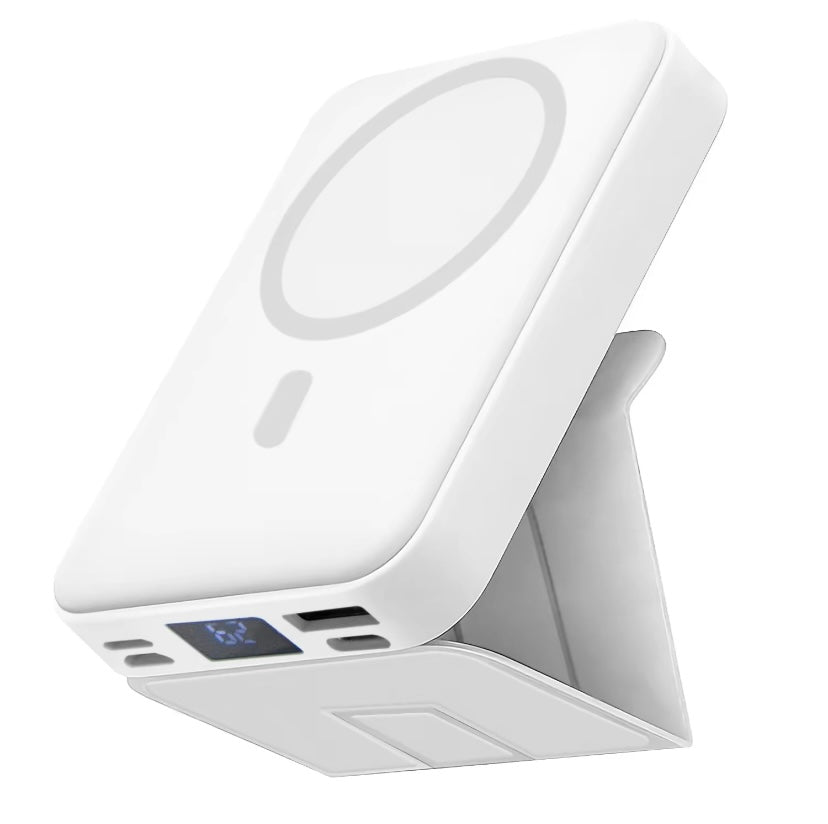 Power Bank Magnético 10000mAh – Carga Rápida 22.5W PD + MagSafe + LED Display Rusoft Innovation