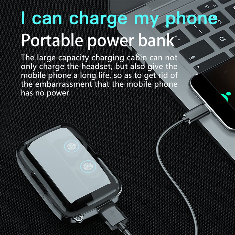 M17 TWS wireless bluetooth headset touch waterproof Rusoft Innovation