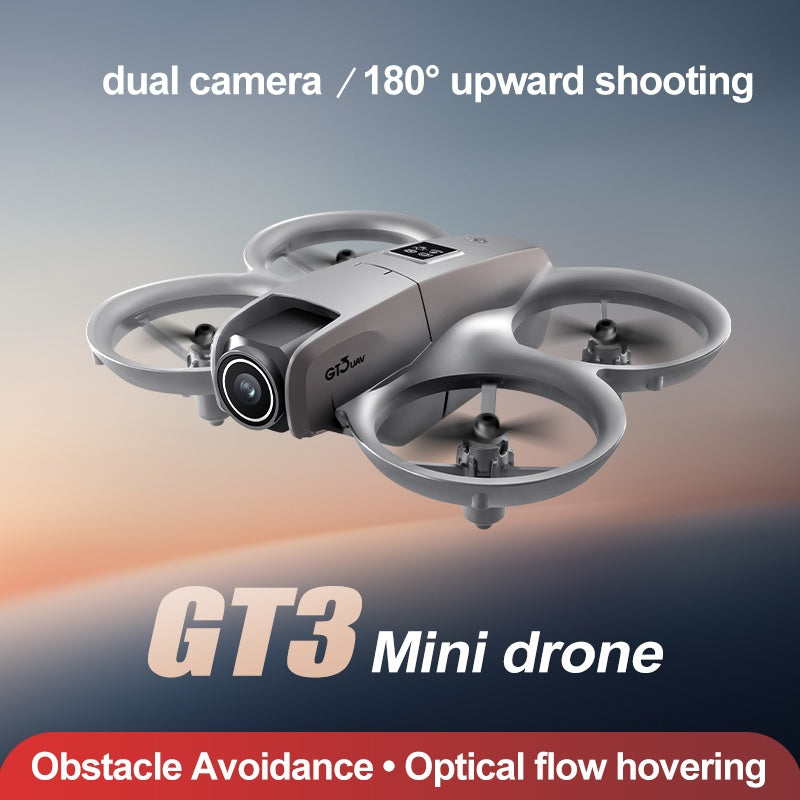 GT3 Small Unmanned Aerial Vehicle, Optical Flow Hovering, Stable Flight, Propeller Protection, Safe Flight, Equipped With Dual Cameras, Electrically Adjustable, Easy To Operate, Easy To Get Started, S Rusoft Innovation