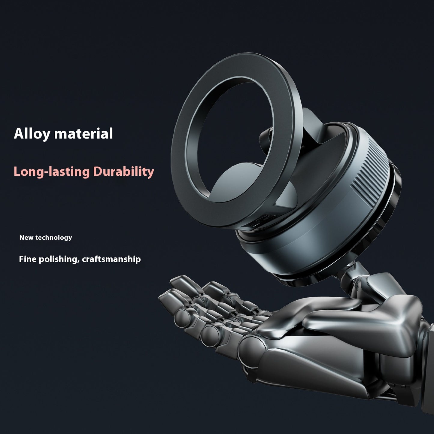 Magnetic Car Navigation Phone Holder Vacuum Sucker Rusoft Innovation