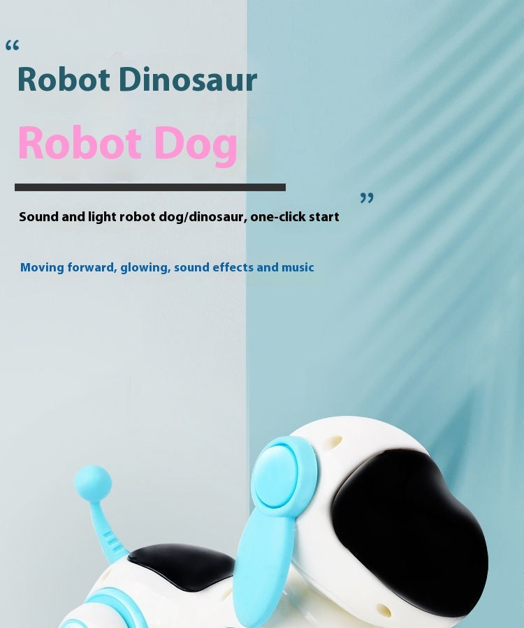 Children's Educational Crawling Simulation Electric Walking Music Dog Toy Rusoft Innovation