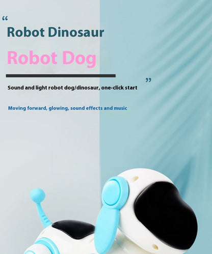 Children's Educational Crawling Simulation Electric Walking Music Dog Toy Rusoft Innovation