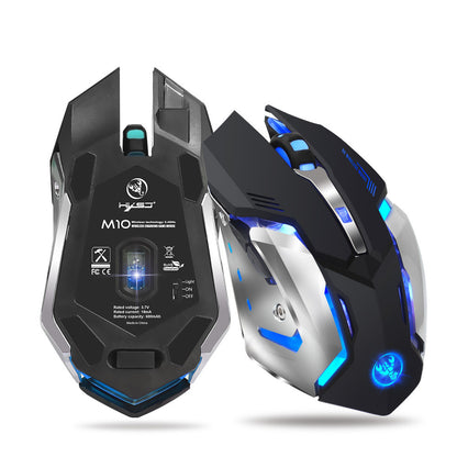 HXSJ new wireless mouse 2.4GPI gaming mouse glowing mouse Rusoft Innovation
