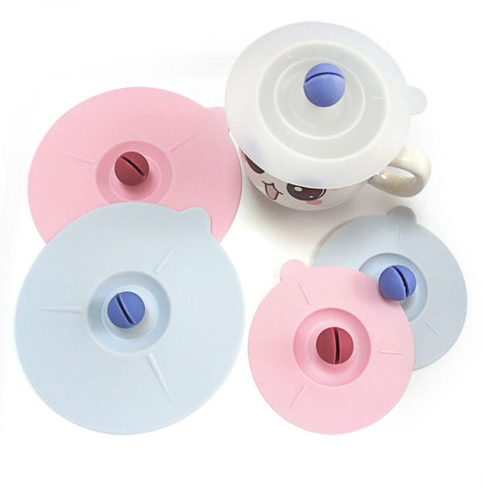 Silicone Cup Lid Silicone Suction Lids With Cat Ears Little Bowl Lids Cute Kitten Shaped Mug Covers To Keep Dusts Bugs Out Of Your Coffee & Tea Rusoft Innovation
