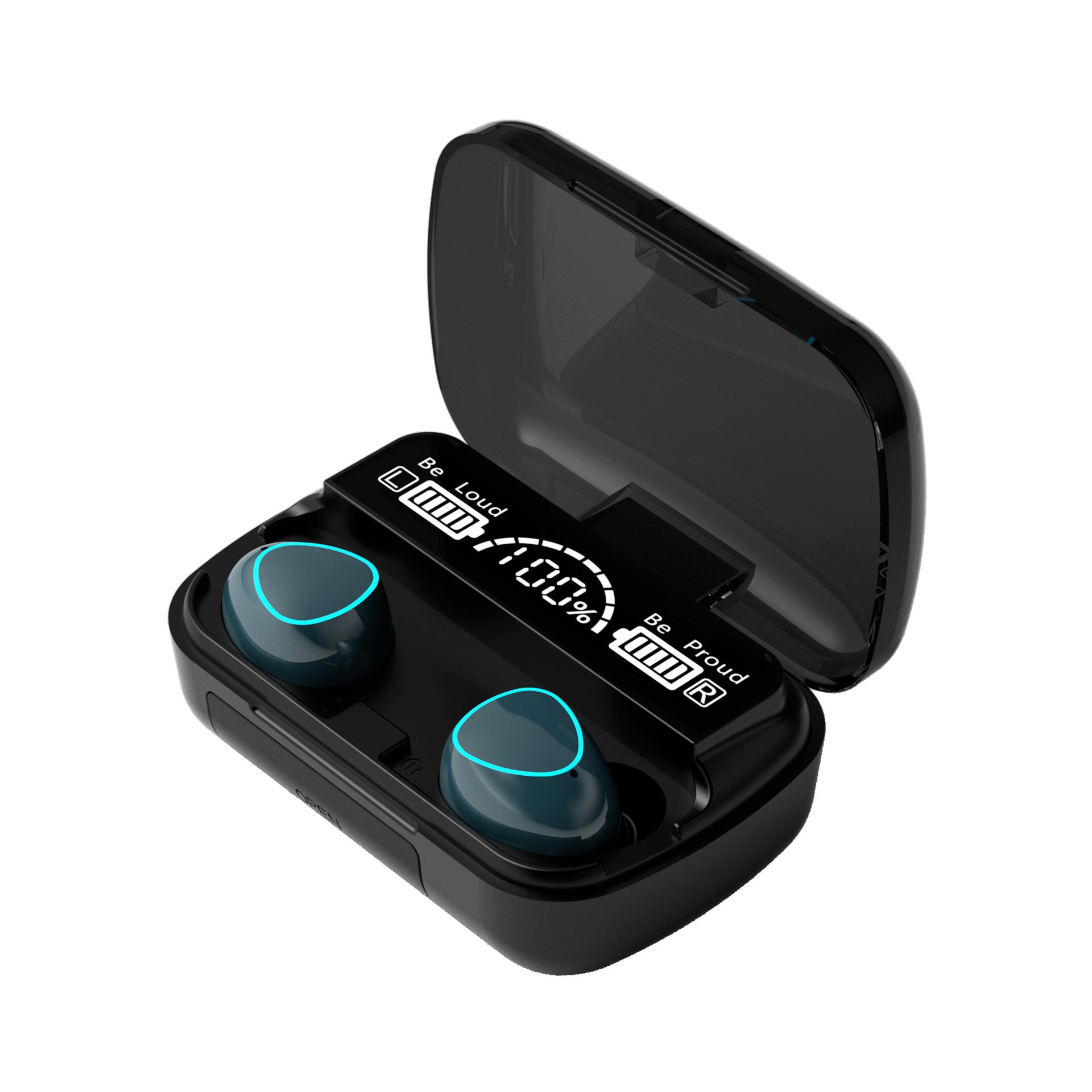 TWS Bluetooth Headphones High Power M10 Black Technology Sports Headphones Rusoft Innovation
