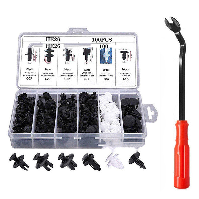 Bag 100PCS Auto Buckle Domestic Trade And Foreign Trade Combination Set Nylon Clip Rusoft Innovation