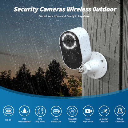 Solar Battery Security Camera Wireless Wifi CCTV Solar Powered Camera Surveill Camera Outdoor Rusoft Innovation