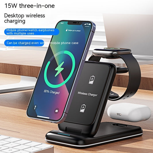 3-in-1 Wireless Charger Foldable Removable Charger Rusoft Innovation