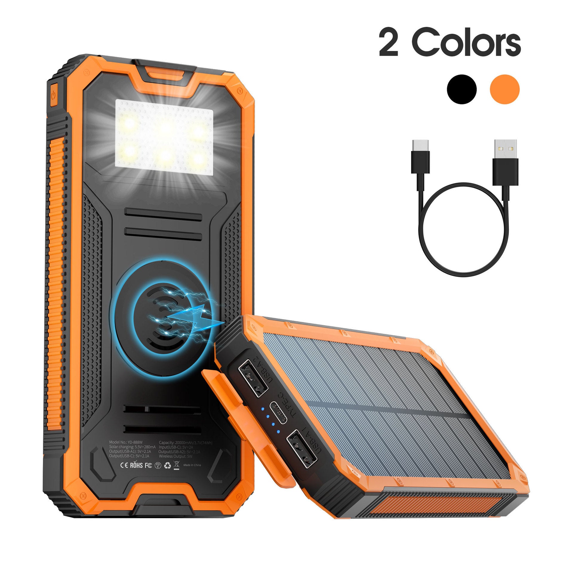 Outdoor Waterproof Wireless Charger Solar Charging Unit Rusoft Innovation