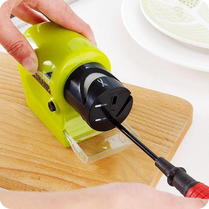 Electric Sharpener Kitchen Fruit Knife Scissors Quick Rusoft Innovation