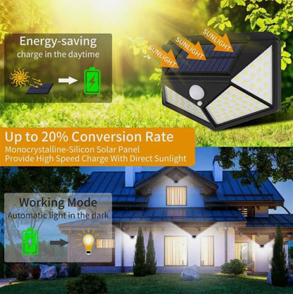 Solar Outdoor 4-sided Lights Rusoft Innovation