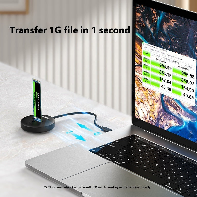 Disco Duro Externo Negro – Lectura/Escritura Rápida, Seguro y Portátil Rusoft Innovation