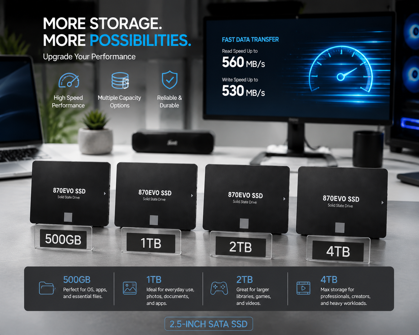 Choose the Storage That Fits Your Needs