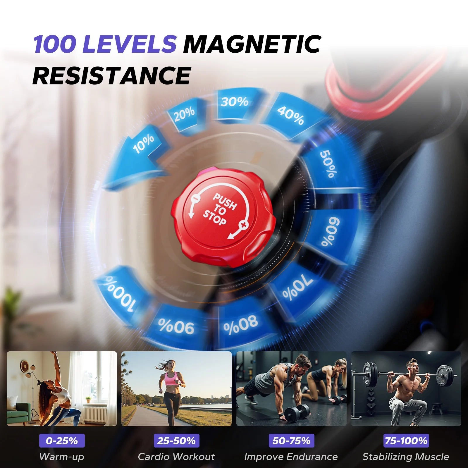 MERACH Exercise Bike S38 Indoor Cycling Magnetic Resistance Exclusive App 300lbs Capacity Comfortable Seat for Home&Weight Loss  Rusoft Innovation