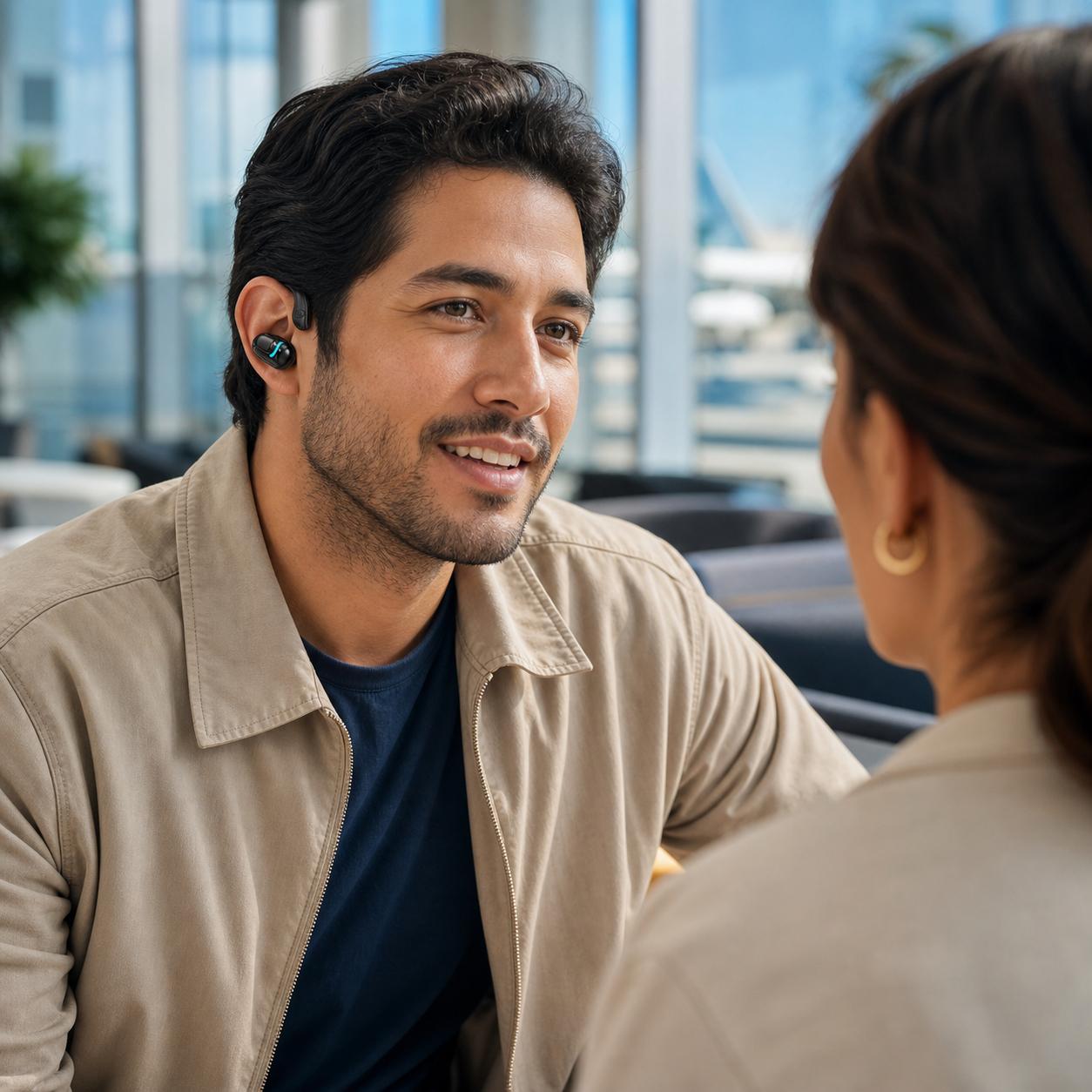 AI Translator Earbuds | 144 Languages Real-Time Translation Rusoft Innovation