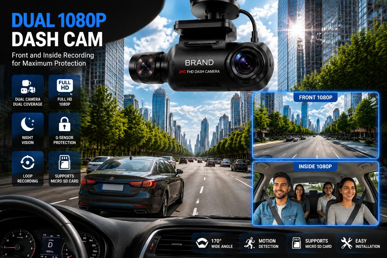 Graba la carretera y tu cabina simultáneamente