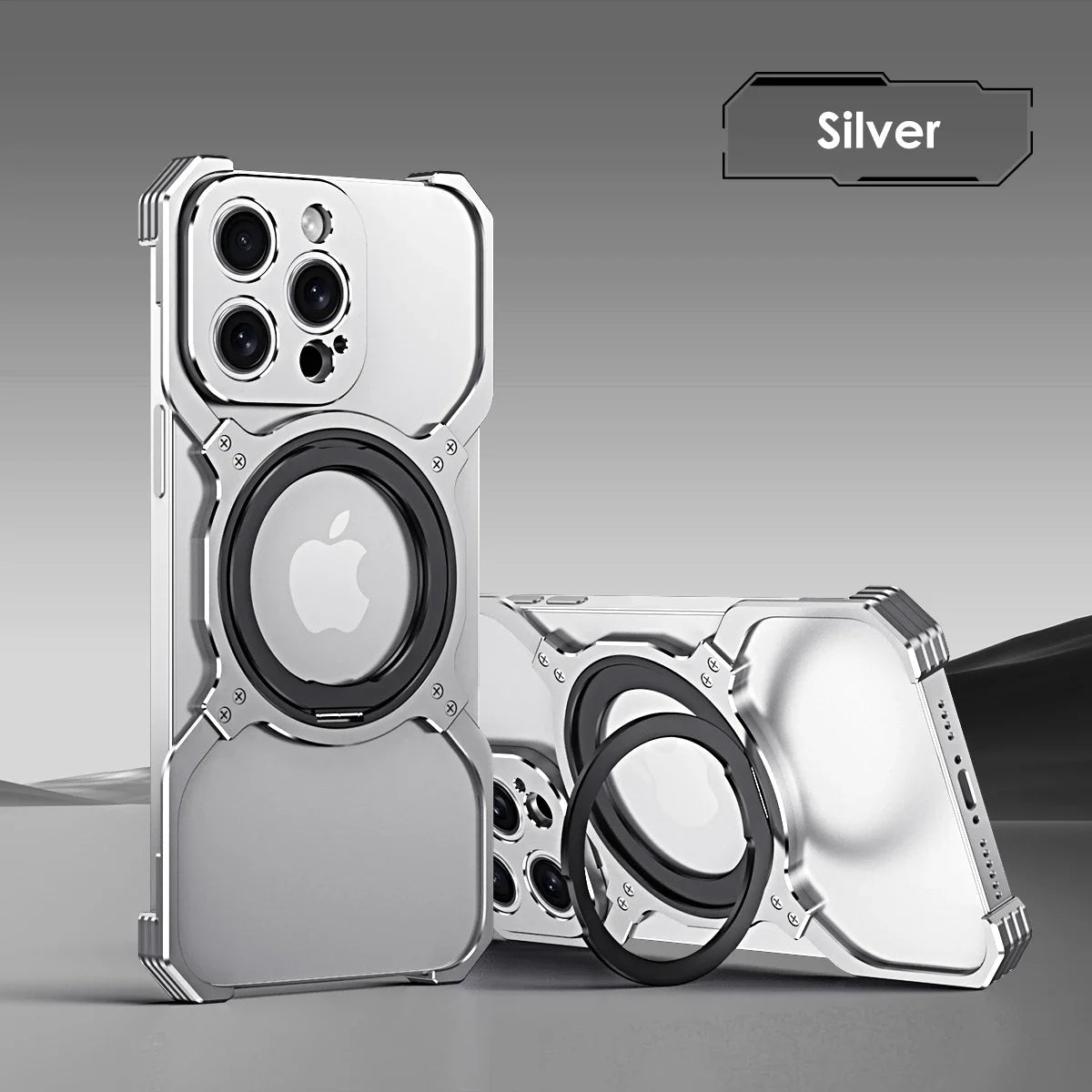 Funda Magnética 360° de Metal – Soporte y Protección para iPhone 13/14/15 Pro Max  Rusoft Innovation