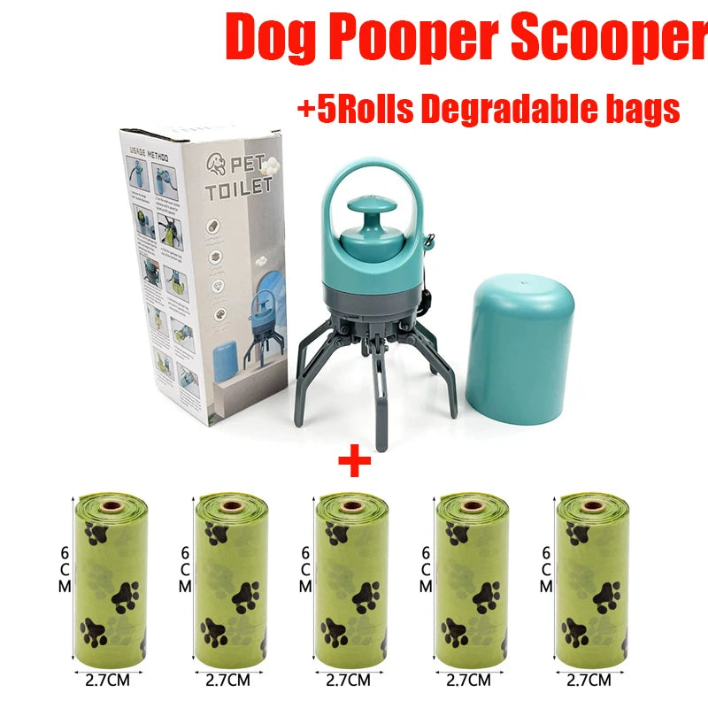 Recogedor Portátil de Excrementos para Perros – Con Bolsas Incorporadas, Diseño Higiénico y Sin Contacto  Rusoft Innovation