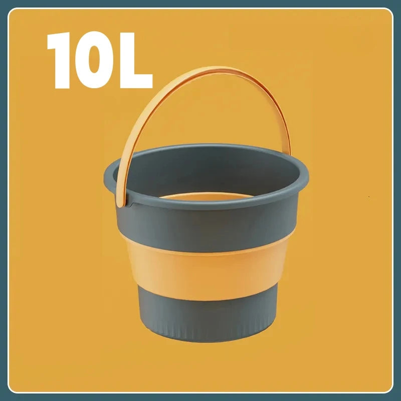 Cubeta Plegable Portátil 5/10/17L – Camping, Pesca y Hogar  Rusoft Innovation