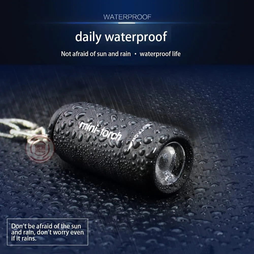 Mini Linterna LED Recargable USB – Llavero Impermeable para Camping y Exterior  Rusoft Innovation