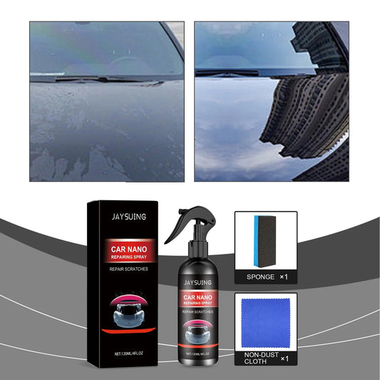 Car Ceramic Coating Spray Kit - Auto Paint Polishing, Scratch Remover, Waterproof Protective Coating  Rusoft Innovation