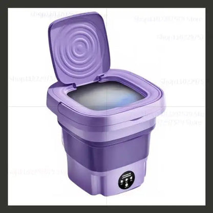 Mini Lavadora Portátil 8L – Ideal para Dormitorios, Viajes y Ropa Delicada  Rusoft Innovation