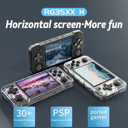Consola Portátil Retro ANBERNIC RG35XX H – 3.5” IPS, HDMI, Linux, Regalo para Niños y Gamers  Rusoft Innovation